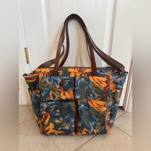 Patricia Nash Sorlana Travel Tote Bag- multi print